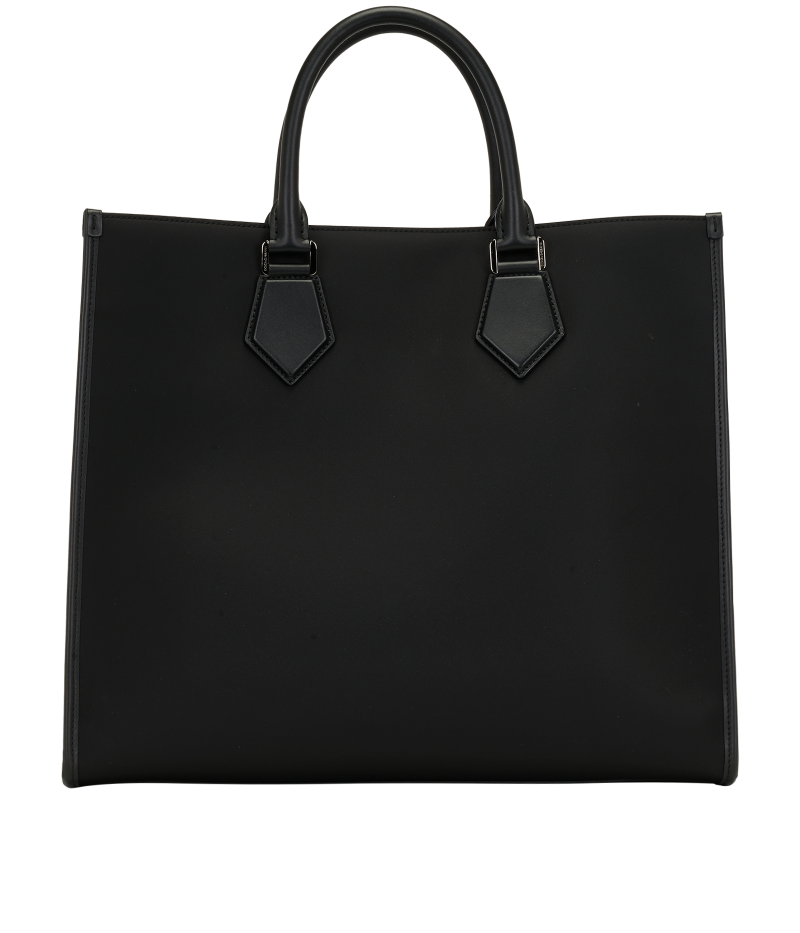 Logo Shopper Tote Large, &pound;350, Handbags, Black, Nylon, Back view